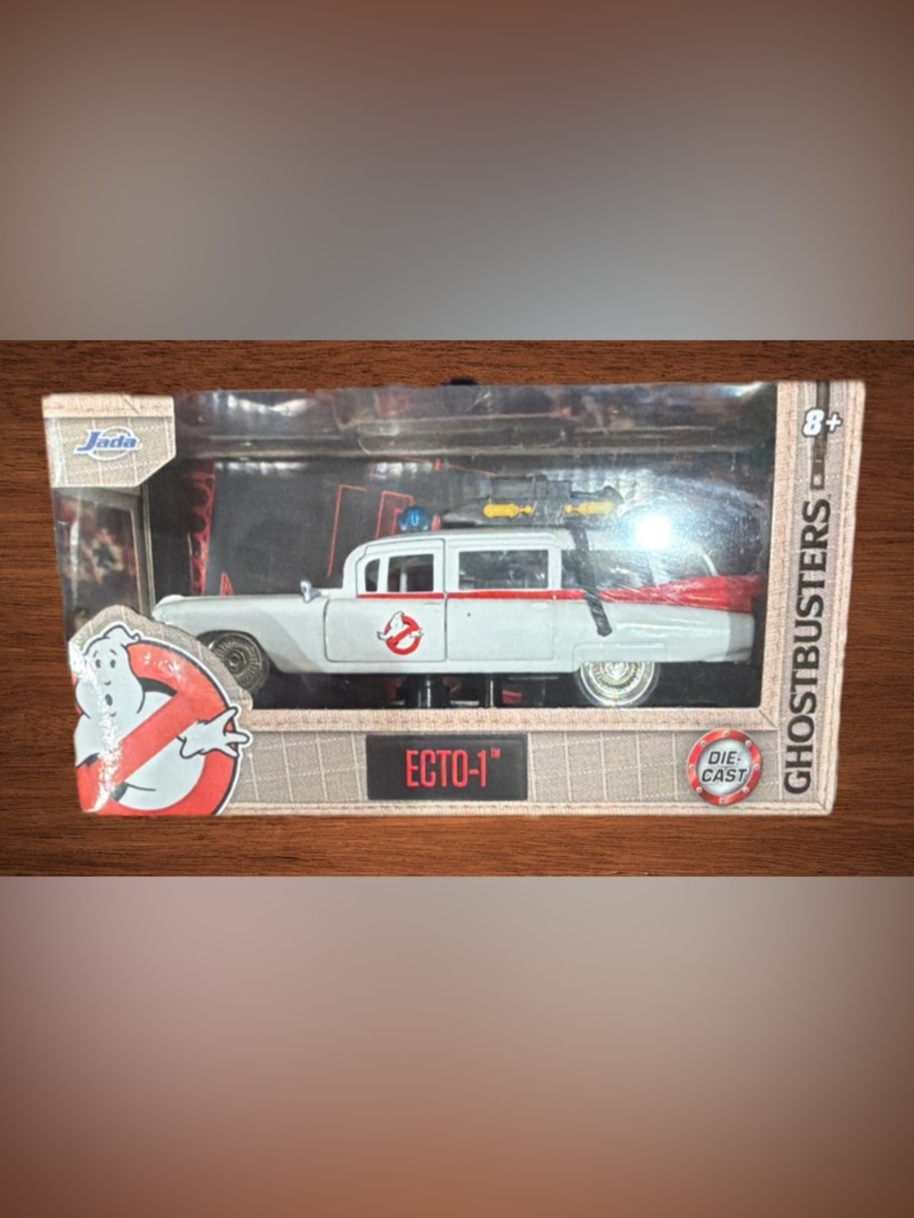 JADA TOYS GHOSTBUSTER ECTO 1 DIE CAST CCR HOLLYWOOD RIDES CAR